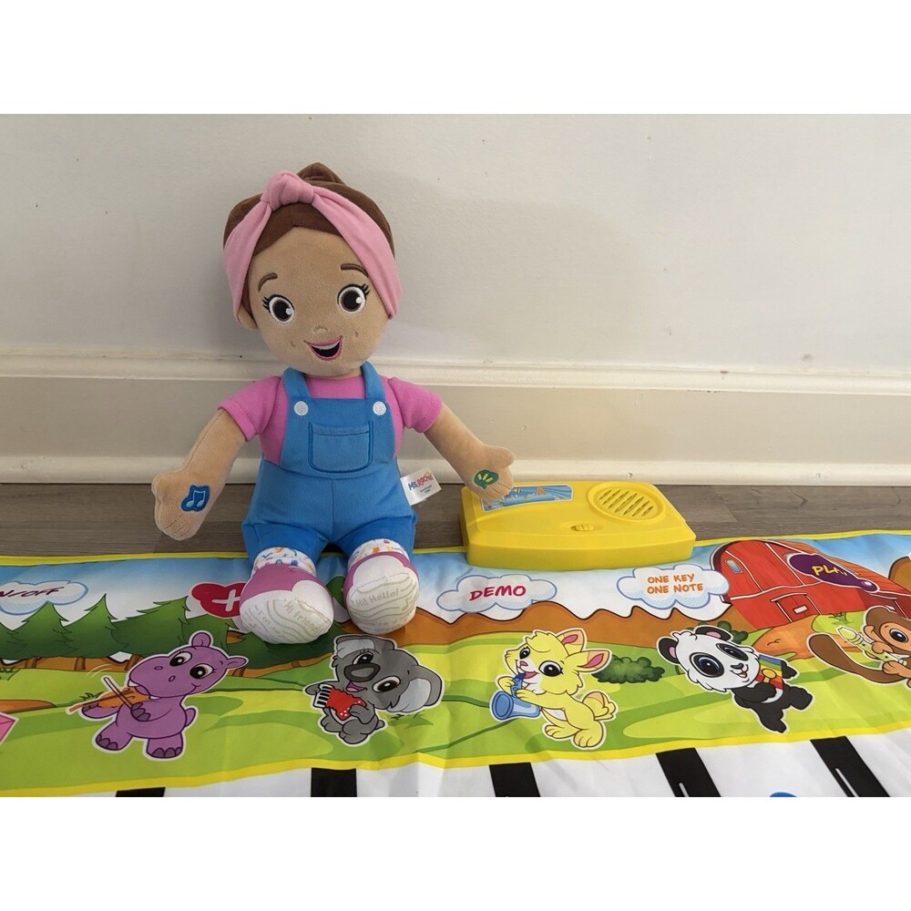 Ms Rachel Speak & Sing Plush Doll Musical Floor Piano Play Mat Learn Toy Bundle